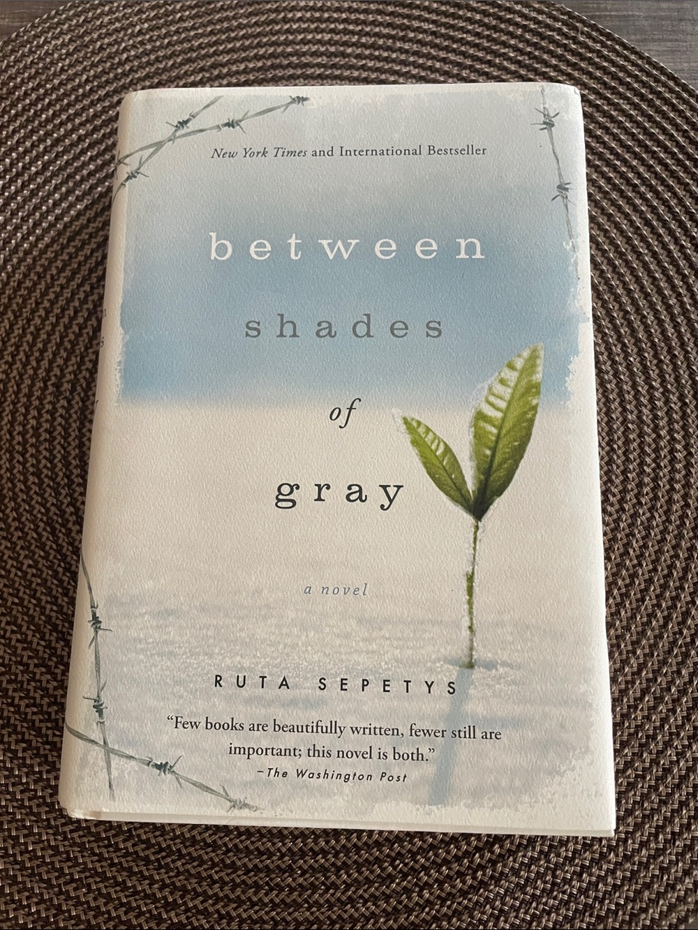 Between Shades of Gray by Ruta Sepetys - Soft Blue & White Cover